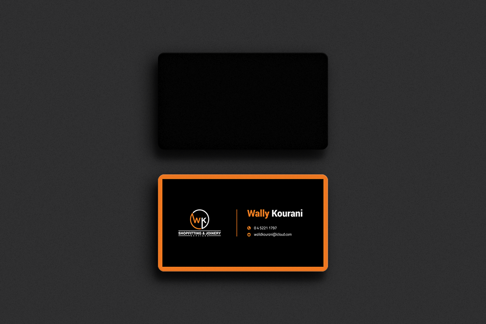 wk shopfitting & joinery services  logo design by Soufiane