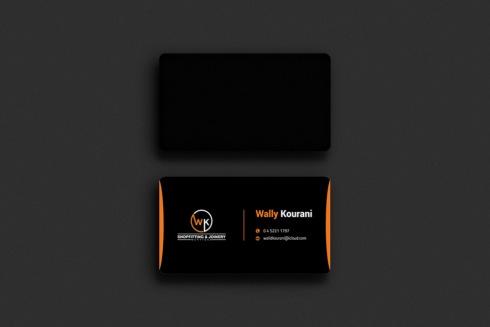 wk shopfitting & joinery services  logo design by Soufiane