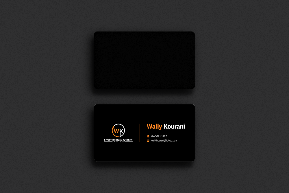 wk shopfitting & joinery services  logo design by Soufiane