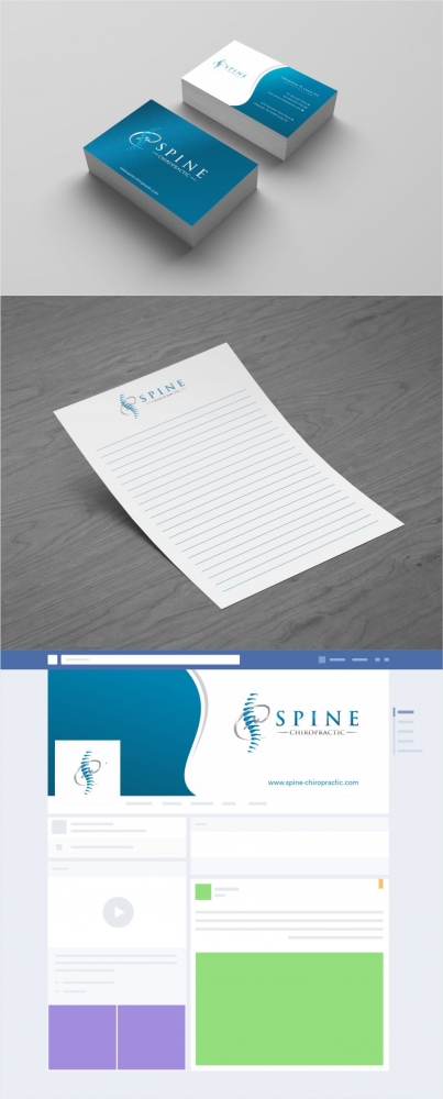 Spine Chiropractic is my Doing business as for marketing.  On my business cards and letter head I want Spine Chiropractic, PLLC.  Christopher Lewis, D.C. logo design by GenttDesigns