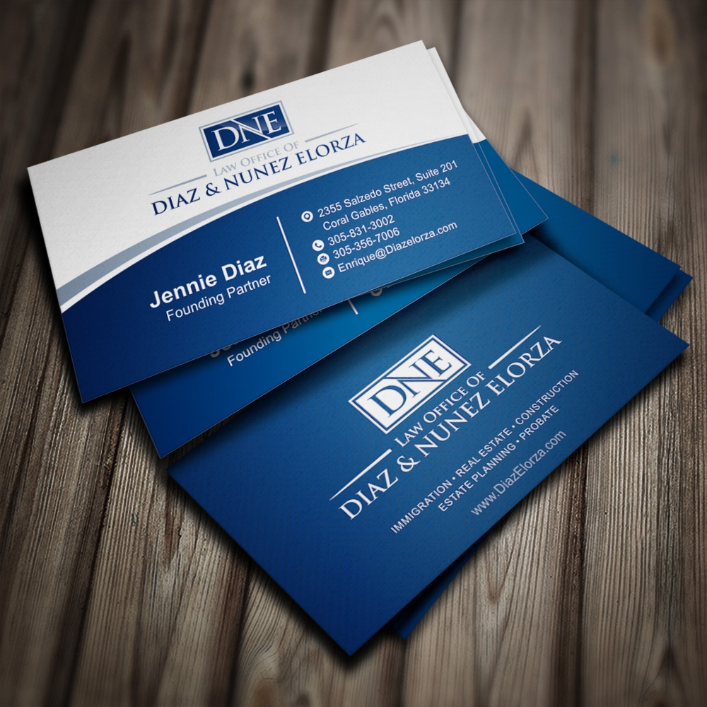 Law Office of Diaz & Nunez Elorza logo design by Kindo