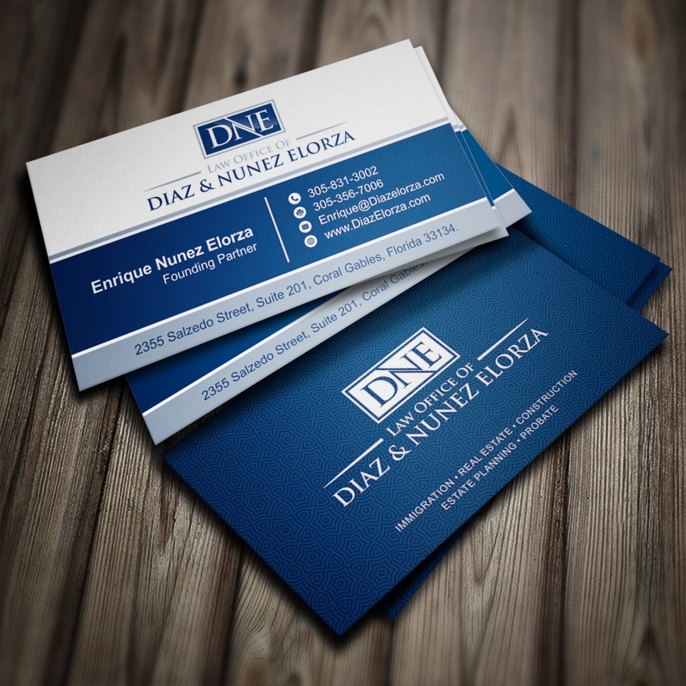 Law Office of Diaz & Nunez Elorza logo design by Kindo
