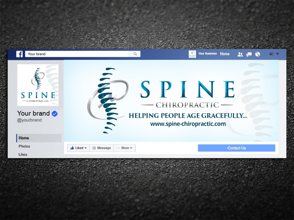 Spine Chiropractic is my Doing business as for marketing.  On my business cards and letter head I want Spine Chiropractic, PLLC.  Christopher Lewis, D.C. logo design by mattlyn
