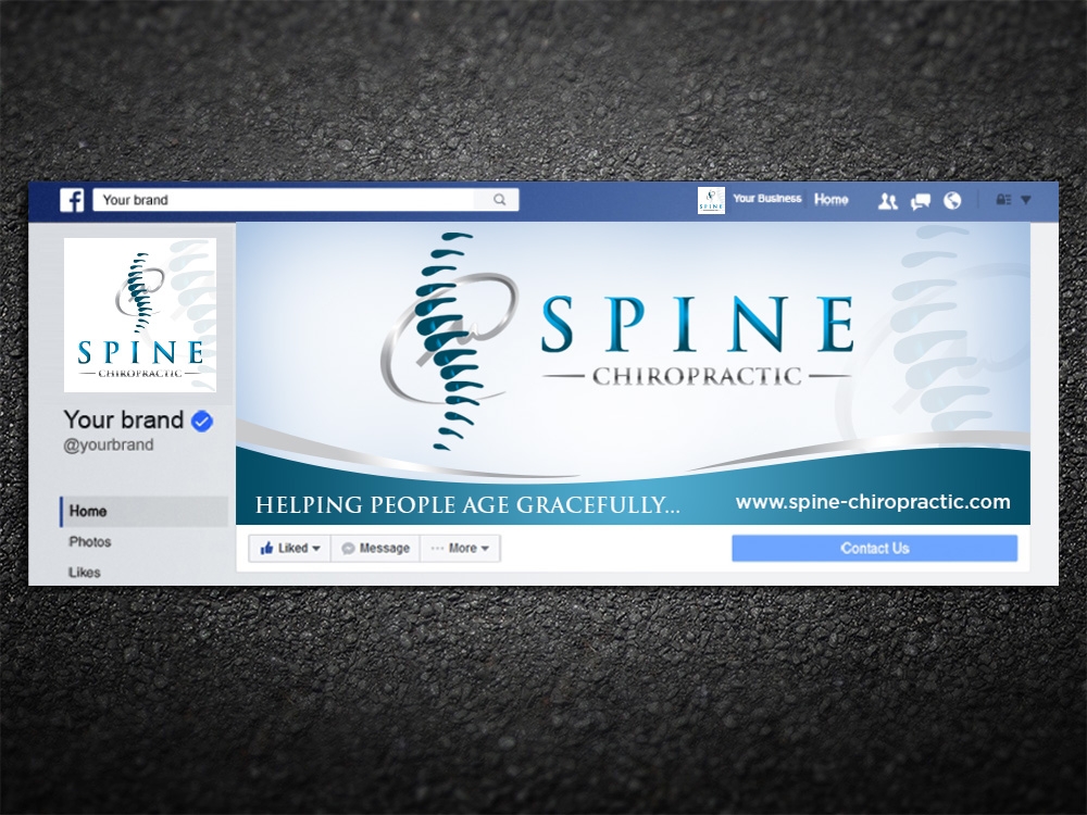 Spine Chiropractic is my Doing business as for marketing.  On my business cards and letter head I want Spine Chiropractic, PLLC.  Christopher Lewis, D.C. logo design by mattlyn