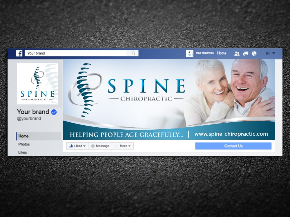 Spine Chiropractic is my Doing business as for marketing.  On my business cards and letter head I want Spine Chiropractic, PLLC.  Christopher Lewis, D.C. logo design by mattlyn
