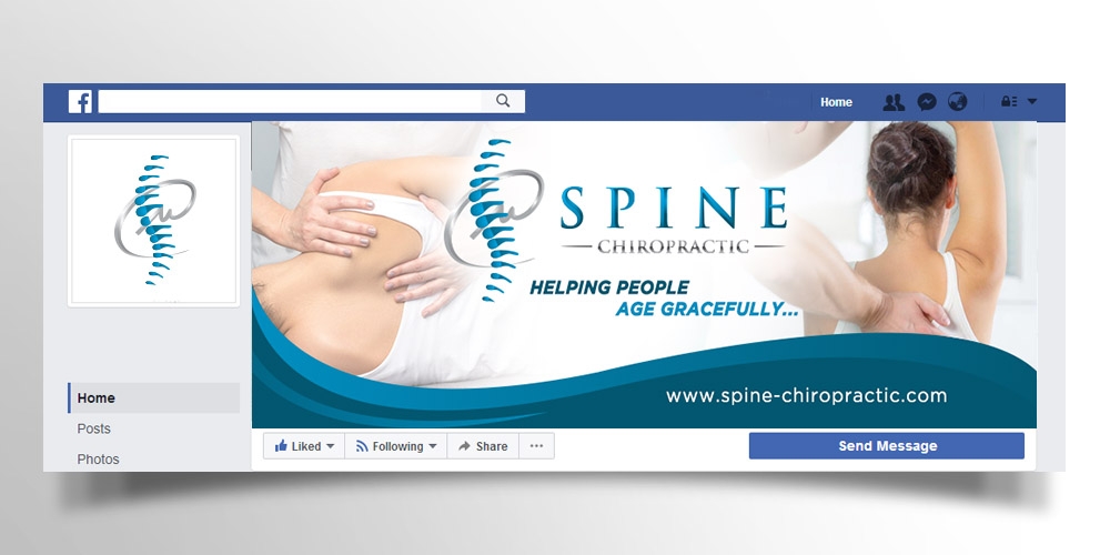 Spine Chiropractic is my Doing business as for marketing.  On my business cards and letter head I want Spine Chiropractic, PLLC.  Christopher Lewis, D.C. logo design by scriotx