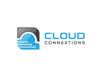 CloudConnextions.com logo design by pencilhand