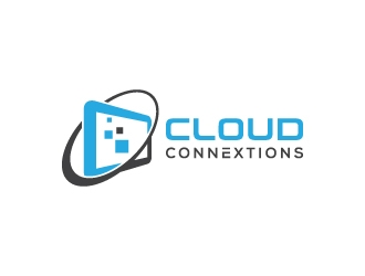 CloudConnextions.com logo design by pencilhand