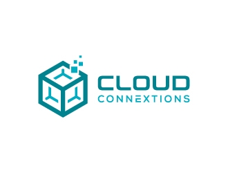 CloudConnextions.com logo design by pencilhand
