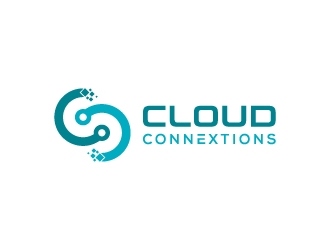 CloudConnextions.com logo design by pencilhand