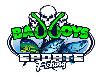 Bad Boys Sport Fishing  logo design by daywalker