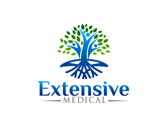 Extensive Medical logo design by THOR_