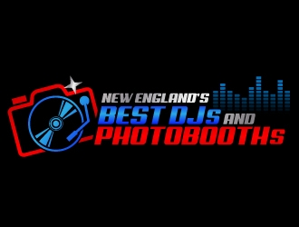 New England’s Best Dj’s and Photobooth’s logo design by jaize