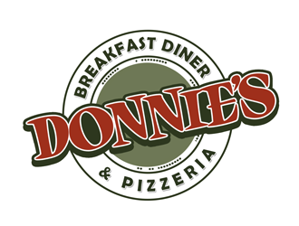 Donnie’s Breakfast Diner & Pizzeria logo design by kunejo