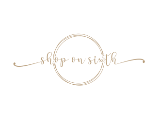 Shop on Sixth logo design by serprimero