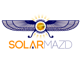 solarmazd logo design by schiena