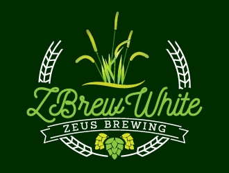 ZBrew White logo design by jaize