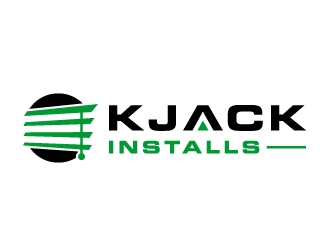 KJack Installs logo design by akilis13