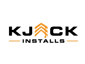 KJack Installs logo design by akilis13