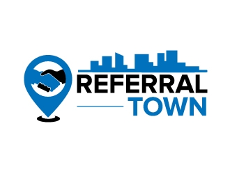 Referral Town logo design by jaize
