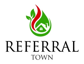 Referral Town logo design by jetzu