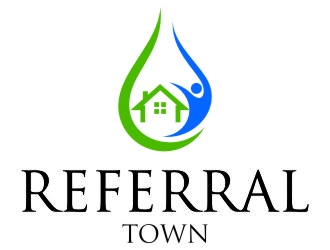 Referral Town logo design by jetzu