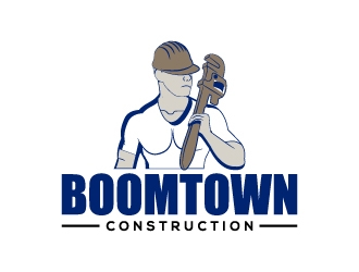 Boomtown Construction logo design by karjen
