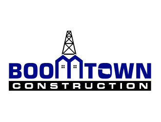 Boomtown Construction logo design by scriotx