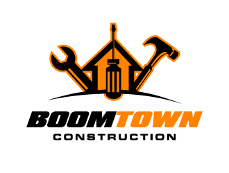 Boomtown Construction logo design by PRN123
