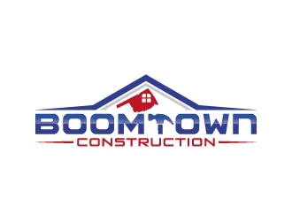 Boomtown Construction logo design by MUSANG