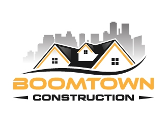 Boomtown Construction logo design by akilis13