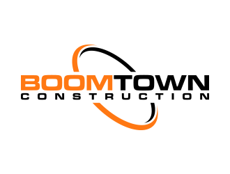 Boomtown Construction logo design by lexipej