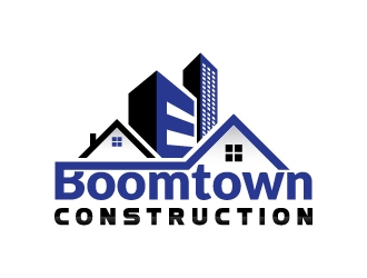 Boomtown Construction logo design by rootreeper