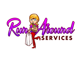 Run Around Services logo design by DreamLogoDesign