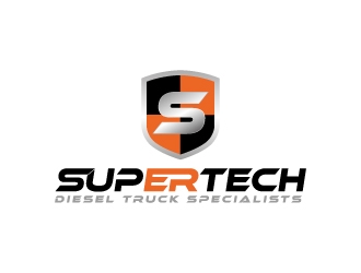 Supertech Diesel Truck Specialists logo design by MUSANG