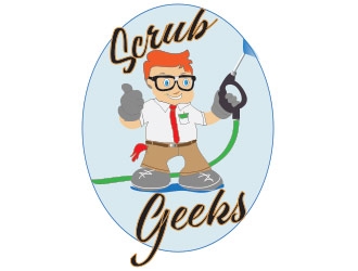 Scrub Geeks logo design by not2shabby