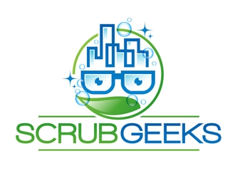 Scrub Geeks logo design by DreamLogoDesign