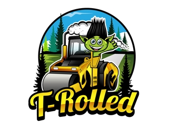 T-Rolled logo design by DreamLogoDesign
