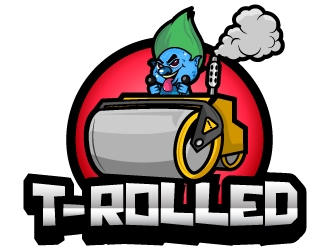 T-Rolled logo design by fries