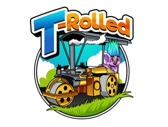 T-Rolled logo design by DreamLogoDesign