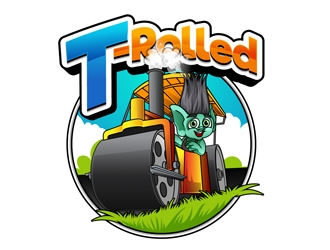 T-Rolled logo design by DreamLogoDesign
