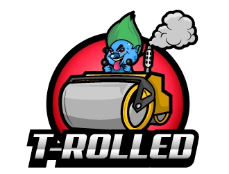 T-Rolled logo design by fries