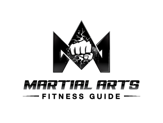 Martial Arts Fitness Guide Logo Design