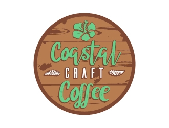 Coastal Craft Coffee logo design by desynergy