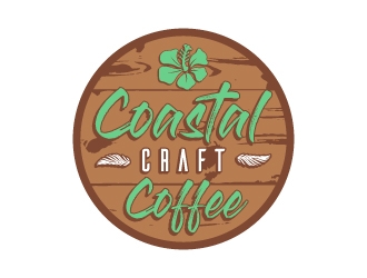 Coastal Craft Coffee logo design by desynergy