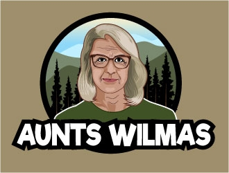 Aunts Wilmas Self Service Laundry  logo design by Suvendu