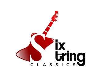 Six String Classics logo design by dewipadi