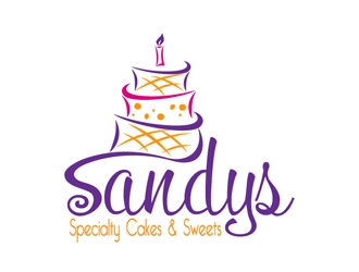 Sandys Specialty Cakes & Sweets logo design by Dawnxisoul393