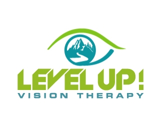 LEVEL UP! Vision Therapy logo design by ElonStark