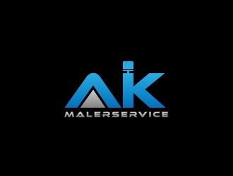 AK Malerservice logo design by my!dea